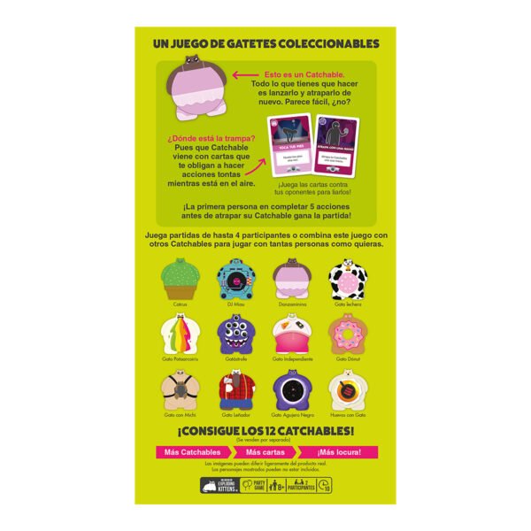 810083047829_02.jpg Juego De Mesa Asmodee Exploding Kittens: Catchables 2 Pack 3 +8