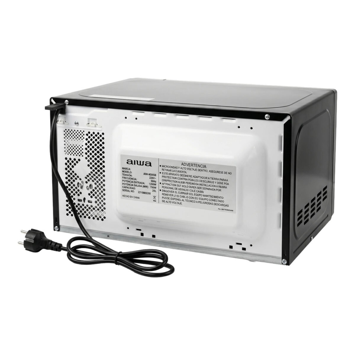 Horno De Microondas Aiwa Aw-mm20s50 700w 20l - Imagen 2