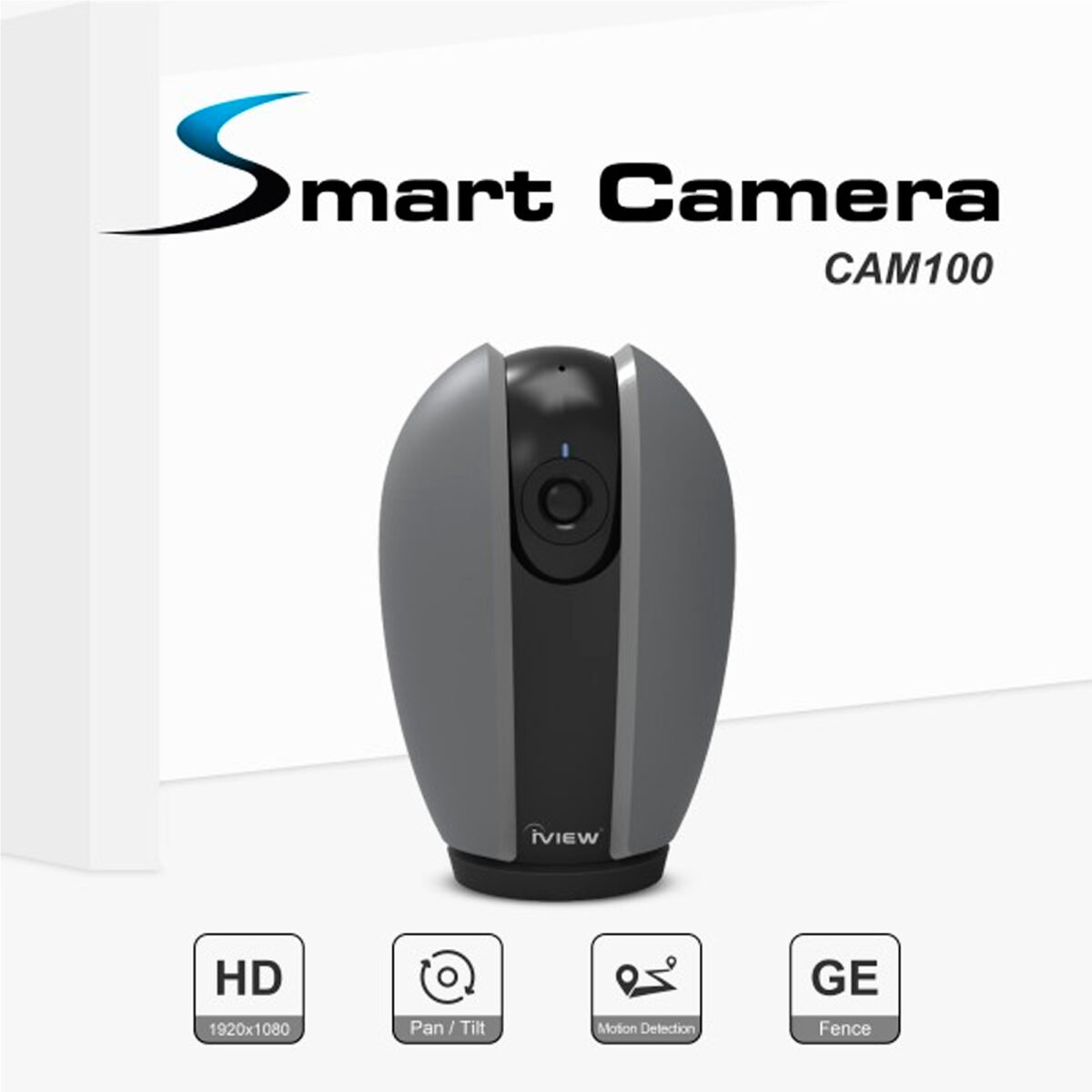 Cámara Inteligente Iview Detección de Movimiento Visión Nocturna - Imagen 3
