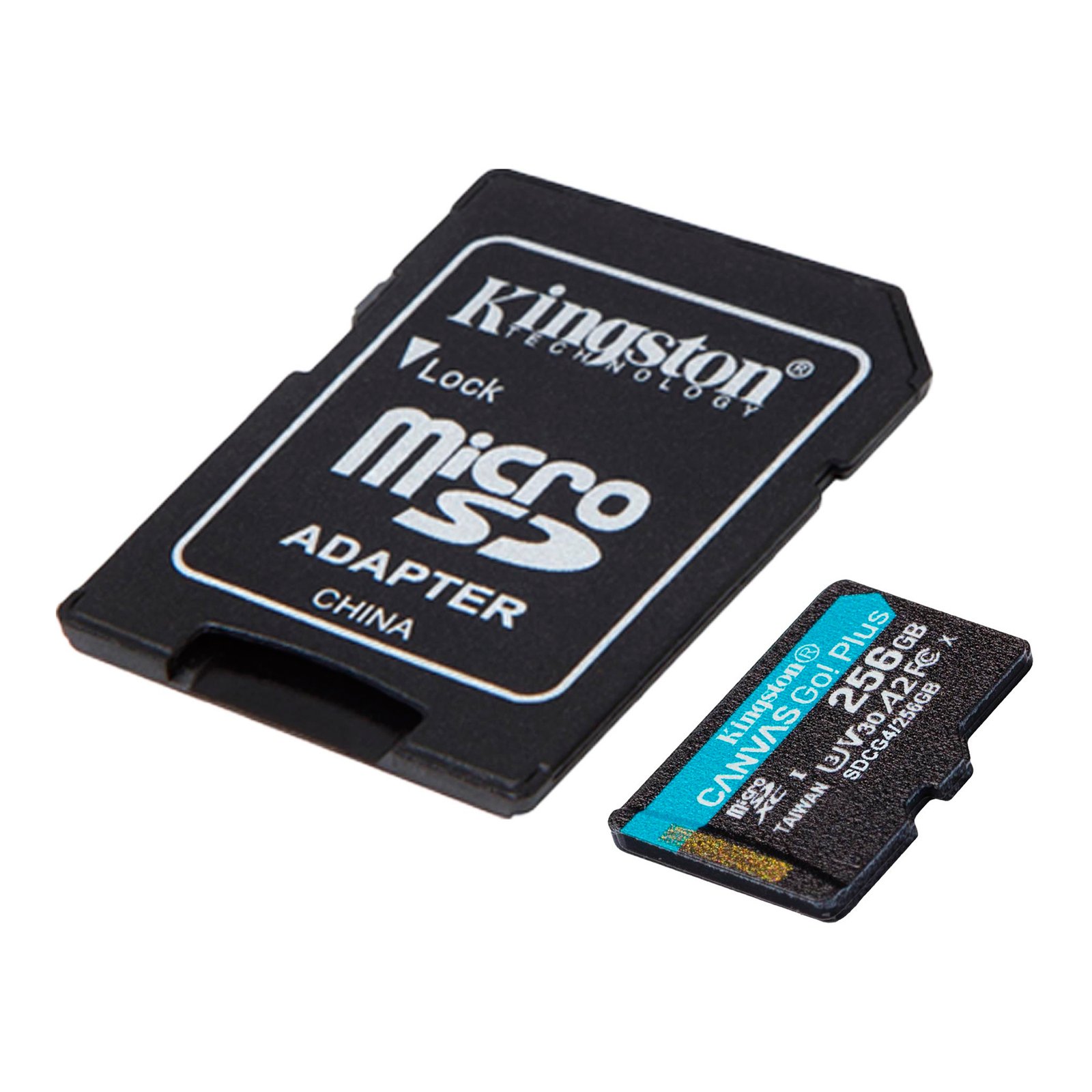 KINSDCG4256GB_02.jpg Memoria Micro Sd Kingston 256gb Con Adaptador Sd - Imagen 1