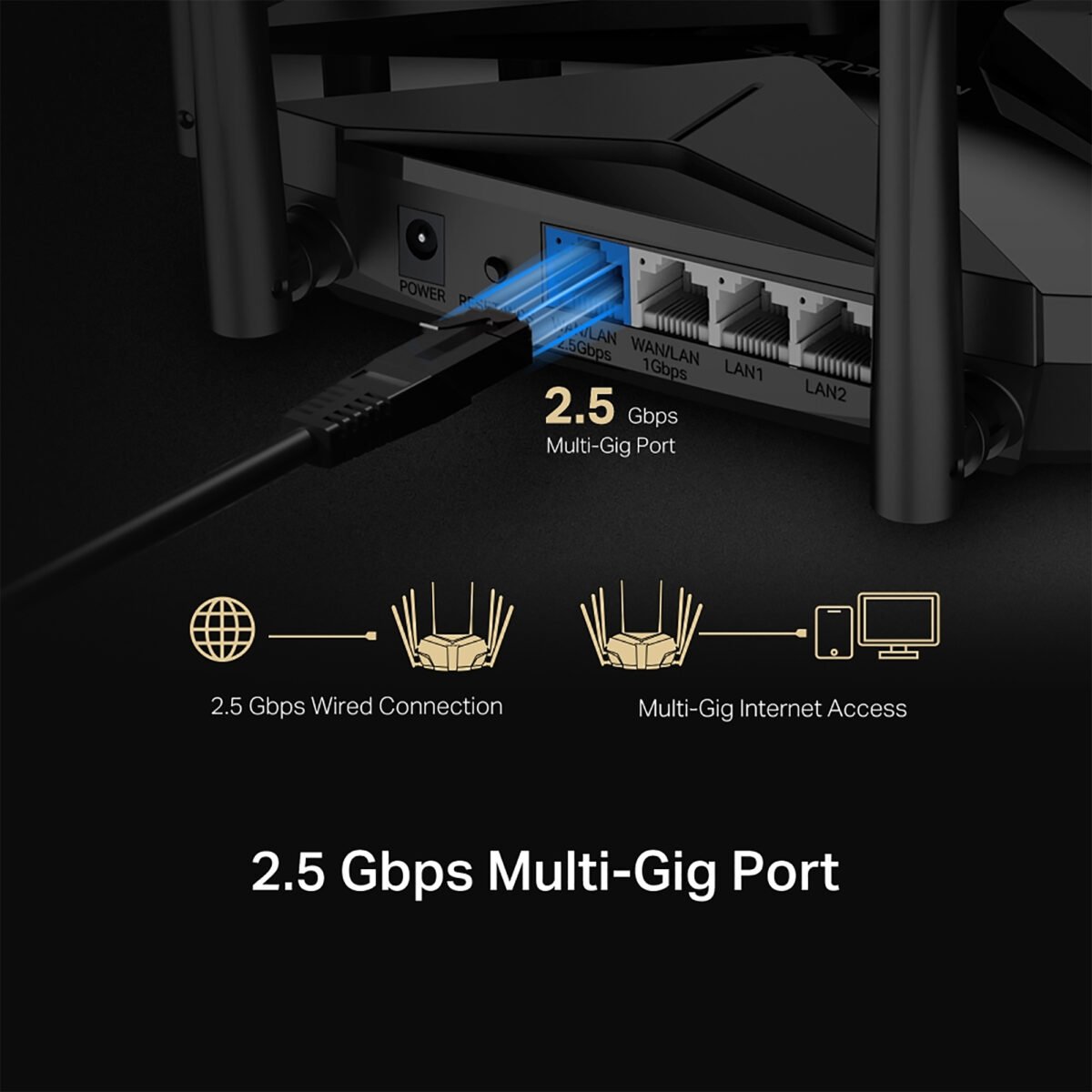 Router Mercusys Mr90x Wifi 6 De Doble Banda Ax6000 - Imagen 2