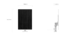 Panel Solar Ezviz 8W USB-C de Alta Eficiencia Exterior - Imagen 2