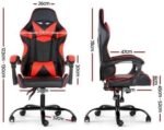 Silla Gamer Lumax ROM negro/rojo - Imagen 2
