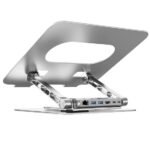 Soporte Unitek para Notebook 360° con HUB USB desmontable - Imagen 3
