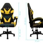 Silla Gamer Lumax ROM negro/amarillo