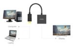 Adaptador Unitek DisplayPort a VGA (H) - Imagen 2