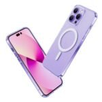 BH847   Case  Apple iPhone 15 Pro 6.1"  TPU Magnético  Transparente  Ice Magnet Series  USAMS - Imagen 2