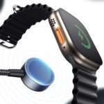 Cable de Datos   USB C + USB C a USB C + Cargador Inalámbrico p/smartwatch  72W  Negro  SJ754  USAMS - Imagen 4