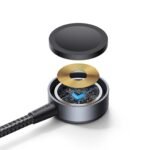 Cable de Datos   USB C + USB C a USB C + Cargador Inalámbrico p/smartwatch  72W  Negro  SJ754  USAMS - Imagen 5