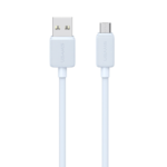 Cable de Datos USB A a microUSB   2M  Celeste  SJ695  USAMS