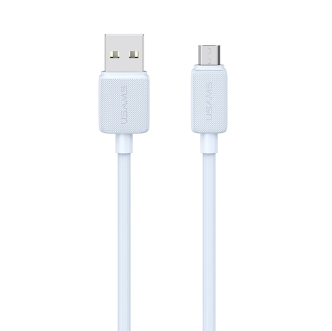 mancru-113274-6b351d81e3b6eedee772249e43694b4c Cable de Datos USB A a microUSB 2M Celeste SJ695 USAMS - Imagen 1