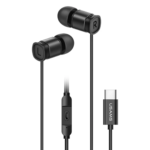 Manos Libres Stereo Mini Tipo C   1.2 M  EP-46  Negro  SJ576  USAMS - Imagen 2