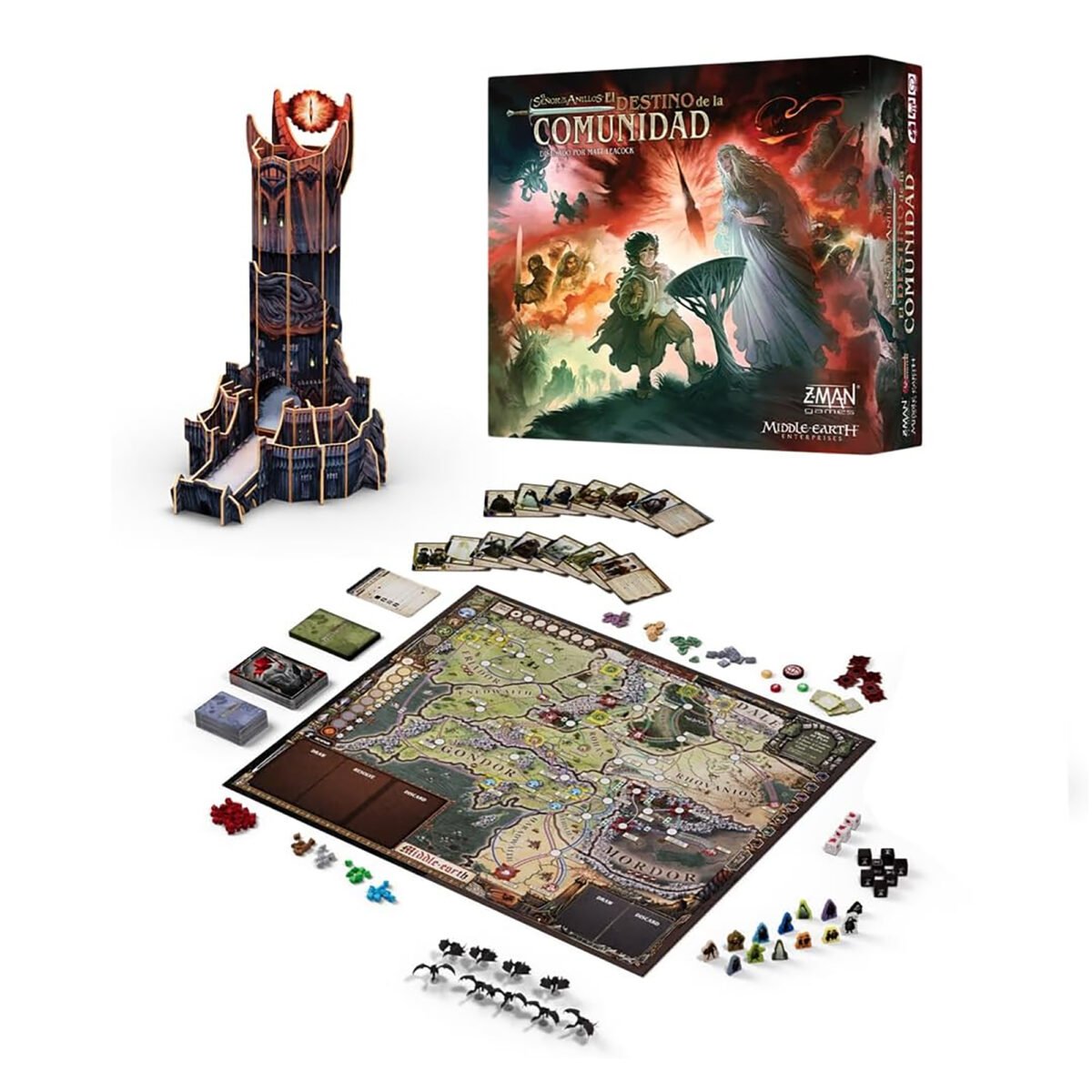 Juego De Mesa Asmodee El Señor De Los Anillos: El Destino De La Comunidad +14 - Imagen 2