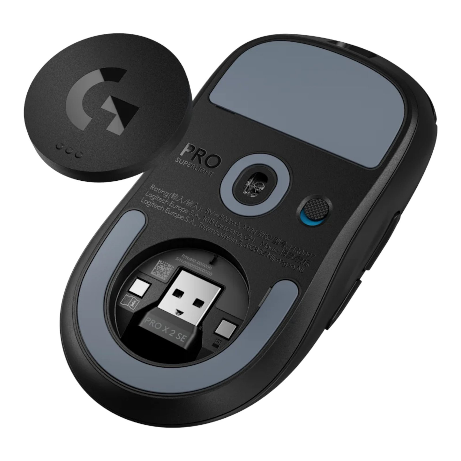 910007648-06.jpg Mouse Gaming Inalámbrico Logitech Pro x Superlight 2 SE 44.000dpi - Imagen 1
