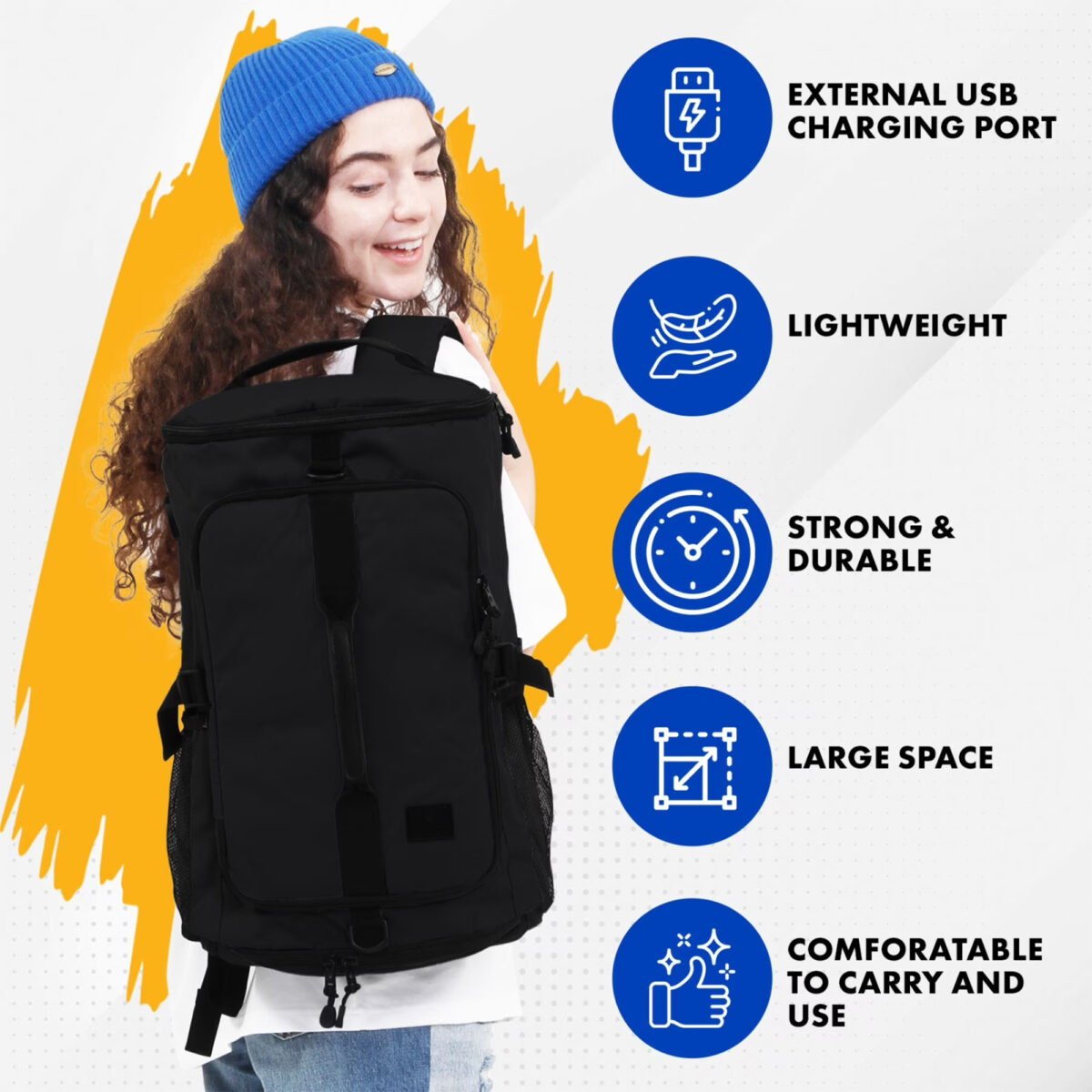 Mochila 2en1 J World Dylan 19'' 25L - Imagen 2