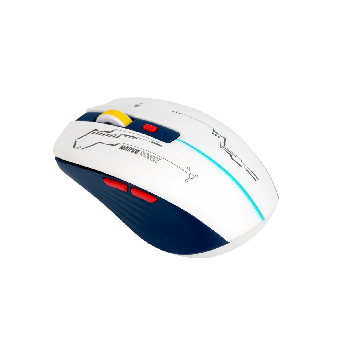 Mouse Gaming Inalámbrico Marvo M796w Óptico 3200dpi Rgb - Imagen 4