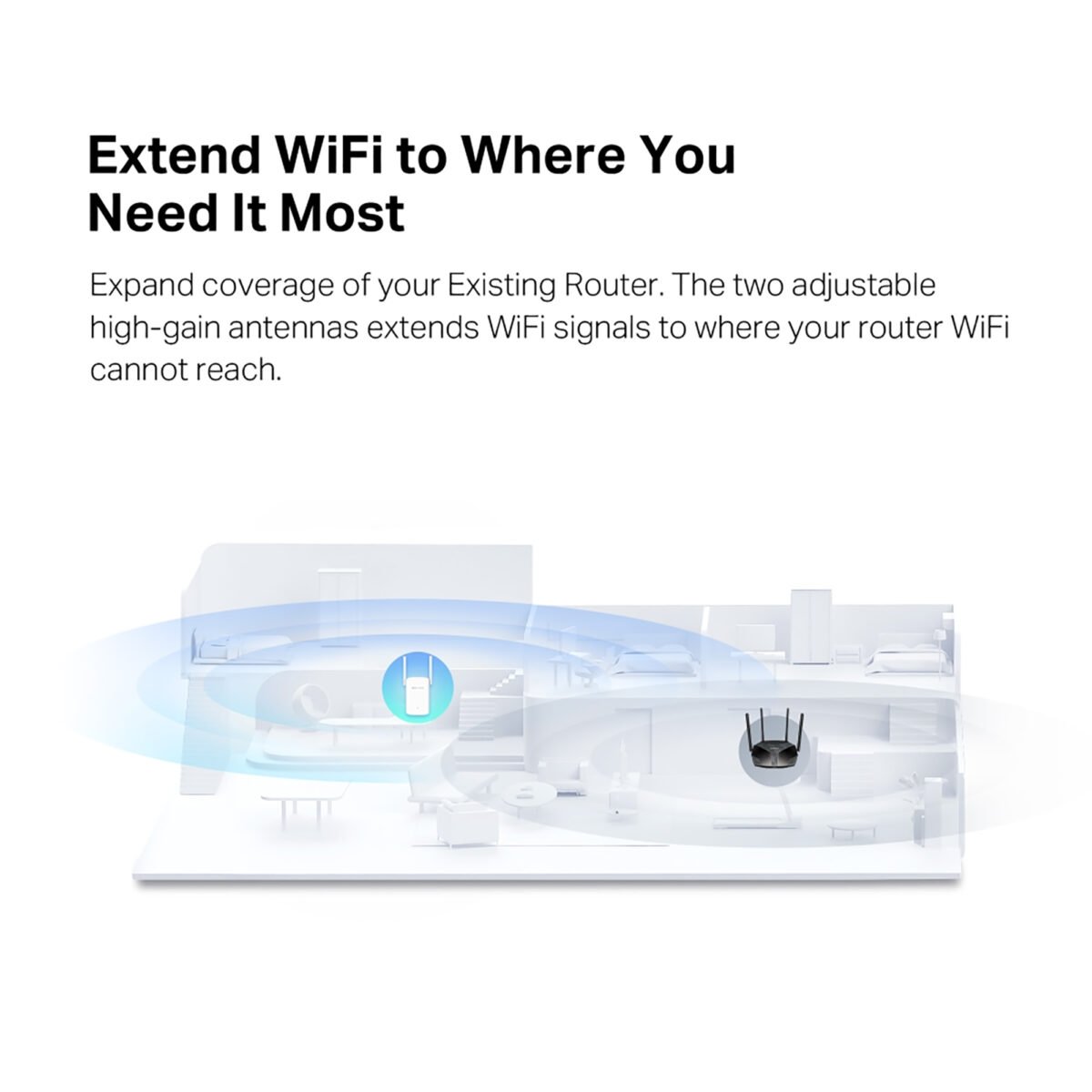 Extensor de Red Mercusys Me60x Wifi 6 De Doble Banda Ax1500 - Imagen 2