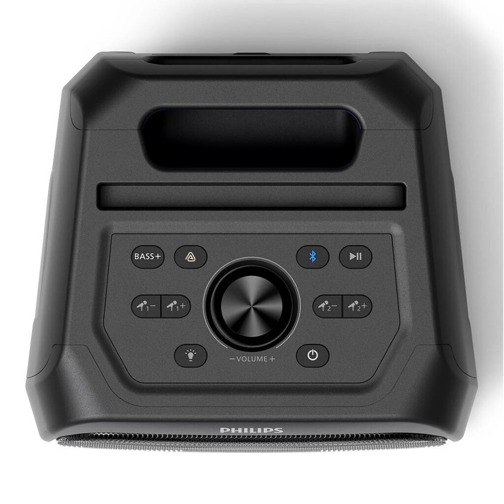 Parlante Philips TAX3000 — Luces y control desde la app