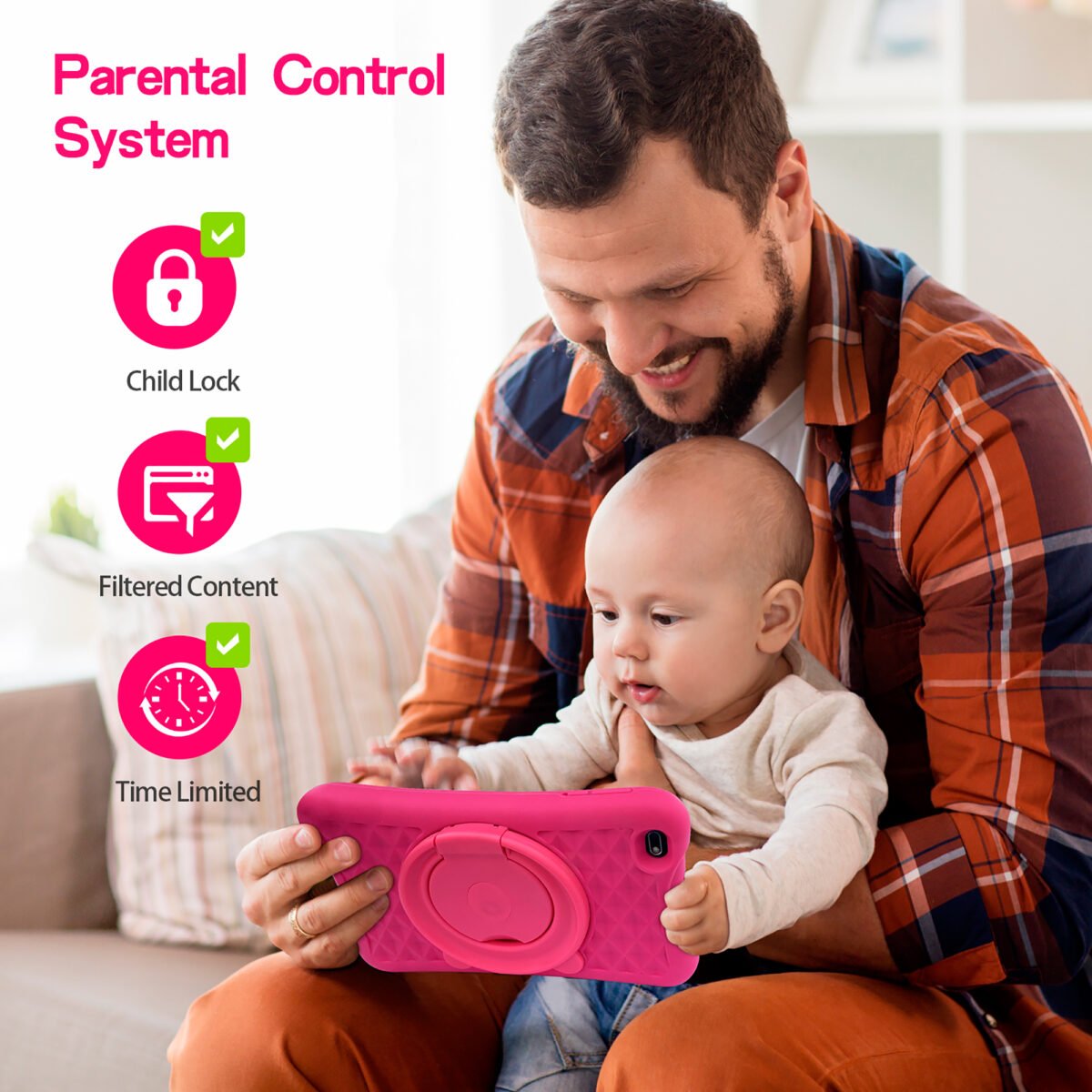 Tablet Pritom L8 Kids 8'' Sc7731e 2gb 64gb 8mp+2mp - Imagen 3