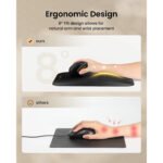 Mousepad Ergonómico Protoarc Mp50 Con Reposamuñeca - Imagen 5