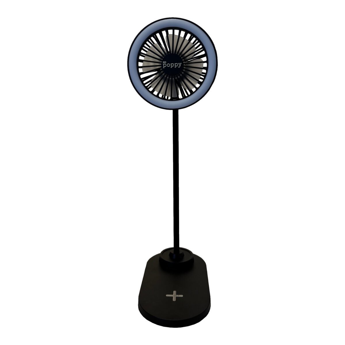 Ventilador Lámpara LED Y Cargador Inalámbrico XO Poppy 3 En 1 - Imagen 3