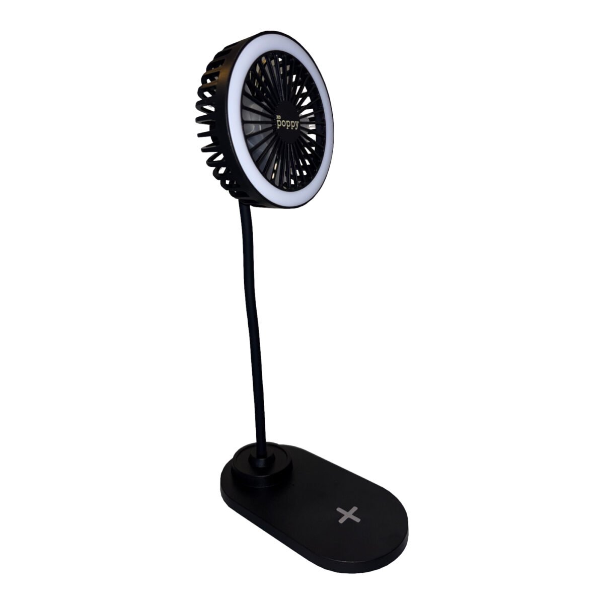 Ventilador Lámpara LED Y Cargador Inalámbrico XO Poppy 3 En 1 - Imagen 2