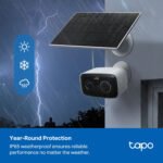 Cámara De Seguridad Tp-Link Tapo C400 Kit Exterior Con Panel Solar 1080p
