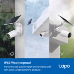 Cámara De Seguridad Tp-Link Tapo C410 Kit Exterior Con Panel Solar 2K