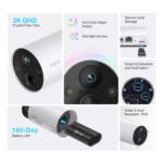 Cámara De Seguridad Tp-Link Tapo C420S1 X2 Exterior Visión Nocturna 2K QHD - Imagen 4