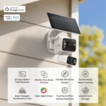 Cámara De Seguridad Tp-Link Tapo C645 Dual Kit Exterior Con Panel Solar 2K 360° - Imagen 7