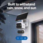 Cámara De Seguridad Tp-Link Tapo C645 Dual Kit Exterior Con Panel Solar 2K 360°