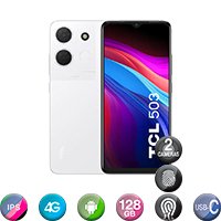 TCL5034G128GBWT_01_ICO.jpg Tcl 503 6,6'' 4G 3+6gb 128gb Dual Cam 8mp - Imagen 1
