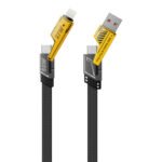 Cable de Datos Transformers 4 En 1 Usb-A / Lighting / Usb-C 6A 1m - Imagen 6