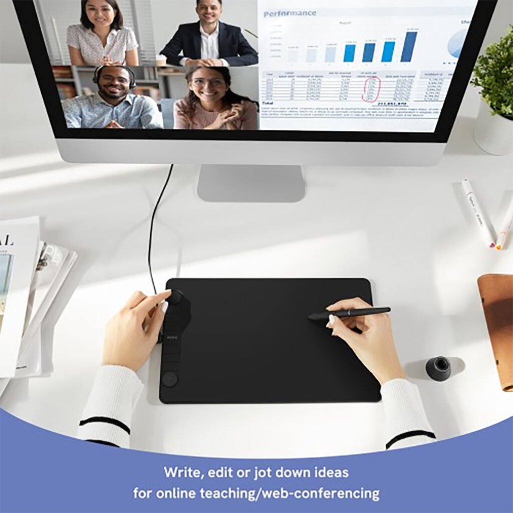 Tableta digitalizadora Veikk VK1060PRO — Área activa y control de trazos