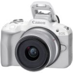 Camara Canon R50 Mirrorless + Lente 18-45mm blanca - Imagen 2