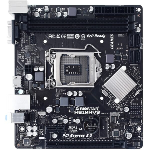 cdr-25dfbfaad6eb8933a38ec5f642b0fc7e Motherboard BioStar H61MHV3 LGA 1155 DDR3 Micro-ATX