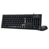 cdr-28941975f7bc70f0e11c816edf2a45f1 Combo Genius KM-100SE Teclado y Mouse USB Negro