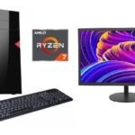 Combo PC AMD Ryzen 7 5700G 8GB RAM + Monitor Hikvision 18.5 HD HDMI