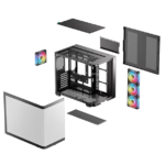 Gabinete DeepCool CG530U 4F Negro - Imagen 3