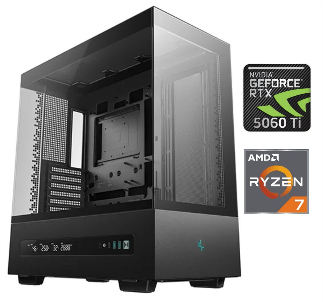 cdr-55bc4550785d57aaa67b8235e02142e6 Equipo Gamer Ryzen 7 8700F, 32GB, 1TB, RTX 5060Ti 8GB - Imagen 1