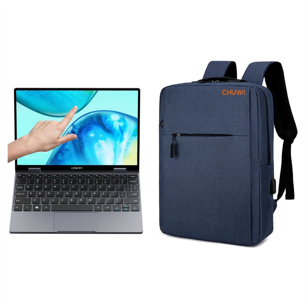 cdr-5b7e02359d519669208b8ffc604fdb75 Notebook Convertible Chuwi Quadcore + Mochila azul - Imagen 1