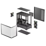 Gabinete DeepCool CG380U 3F cristal curvo - Imagen 2