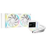 Cooler Liquido DeepCool LM240 Pantalla LCD ARGB Blanco - Imagen 2
