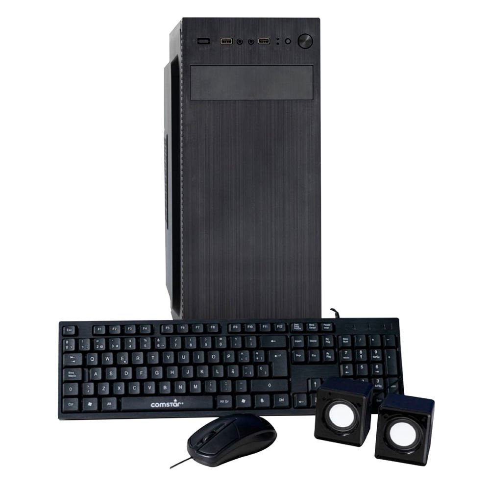 cdr-96030e6cd2657a02d9edfbaed0e1b43f Combo Gabinete ATX Comstar c/perifericos - Imagen 1