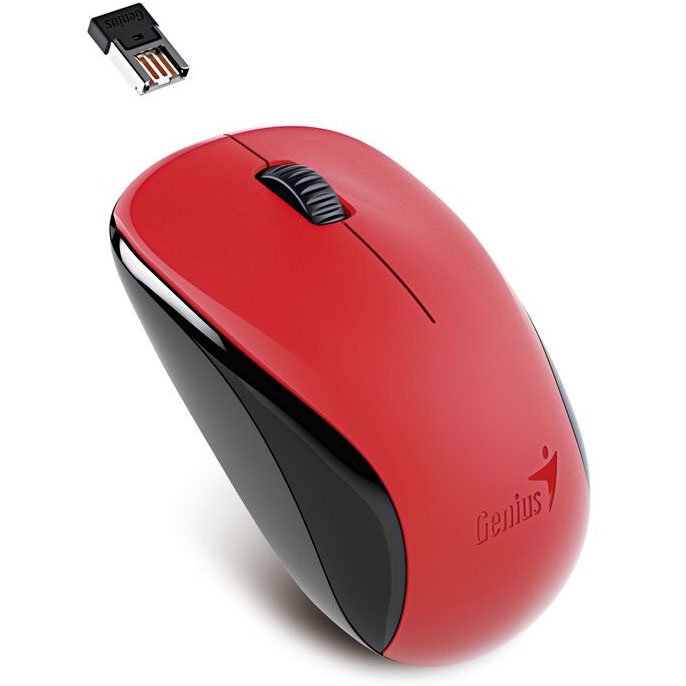 cdr-96aff0e9fee9705758c9f67e7cb0aebf Mouse Genius NX-7000 inalámbrico rojo - Imagen 1
