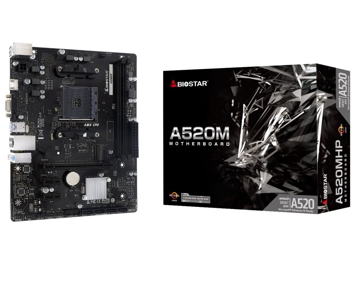 Motherboard Biostar A520MHP AM4 DDR4 Micro-ATX - Imagen 3