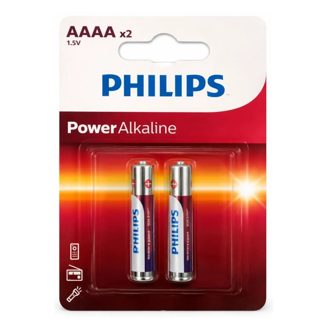 cdr-b93e519bdf4e4384a5d826dd3d68d5b0 Pila Alcalina Philips LR8D425 AAAA 1.5V Blister x 2 unidades - Imagen 1