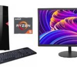 Combo PC AMD Ryzen 5 5600GT 8GB RAM + Monitor Hikvision 18.5" HD HDMI