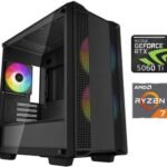 Equipo Gamer Ryzen 7 8700F, 32GB, 1TB, RTX 5060Ti 8GB
