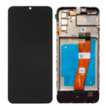 Display Samsung A037/A03s Comp. c/Marco   Parlante  Carga (GH83-06693A  Negro